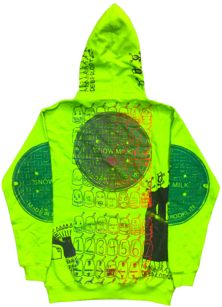 Snow Milk Made In Brooklyn Hoodie (Size Large)