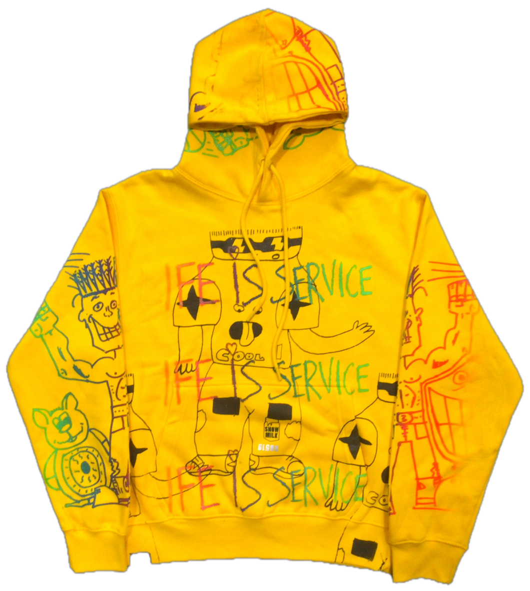 Cool Kid Life is Service Hoodie (Size Small)