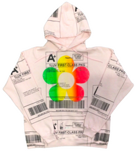 Load image into Gallery viewer, Positive Shipping Label Hoodie (Size Large)
