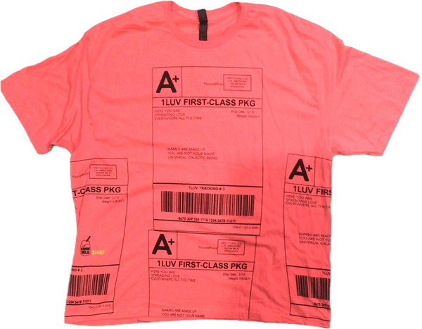 Positive Shipping Label Tee (Size 3XL)