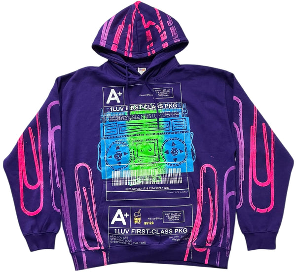 Positive Shipping Label Hoodie (Size 2XL)