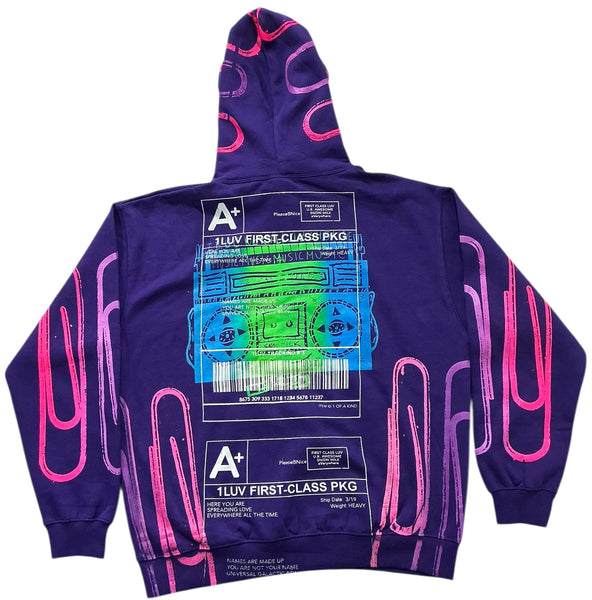 Positive Shipping Label Hoodie (Size 2XL)