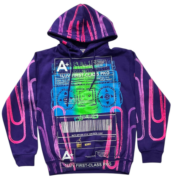 Positive Shipping Label Hoodie (Size Small)