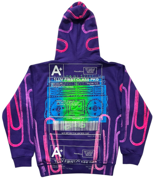 Positive Shipping Label Hoodie (Size Small)