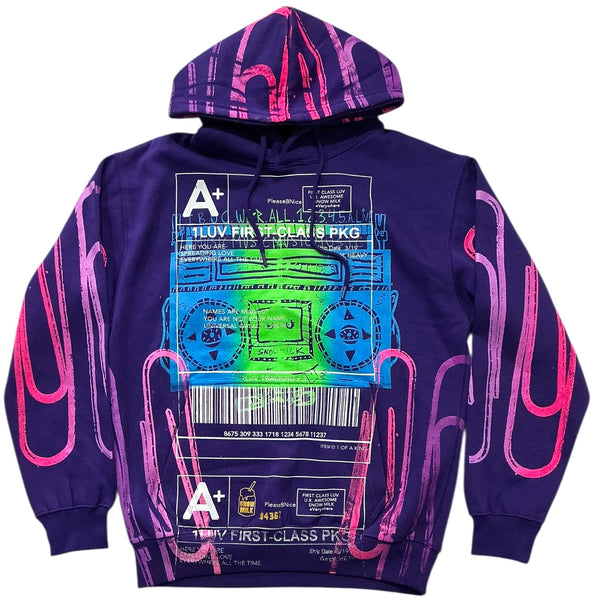 Positive Shipping Label Hoodie (Size Medium)