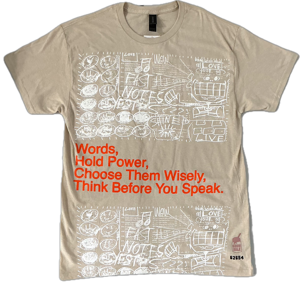 Words Hold Power Tee (Medium)