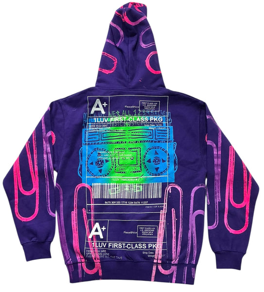 Positive Shipping Label Hoodie (Size Medium)