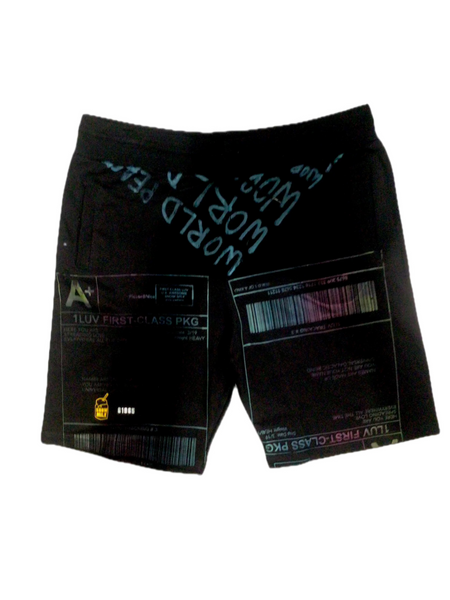 Positive Shipping Label Shorts (Size 3XL)