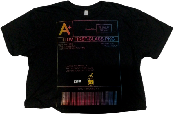 Positive Shipping Label Tee (Size Medium)