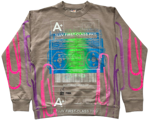 Positive Shipping Label Crewneck (Size Medium)