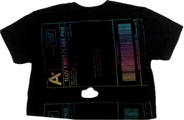 Positive Shipping Label Tee (Size Medium)