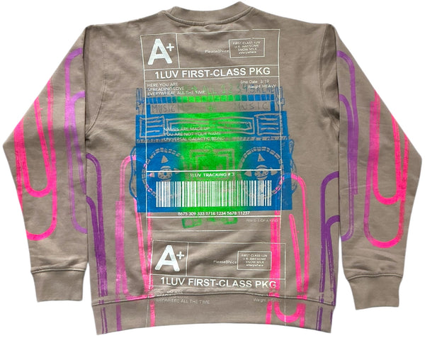 Positive Shipping Label Crewneck (Size Medium)