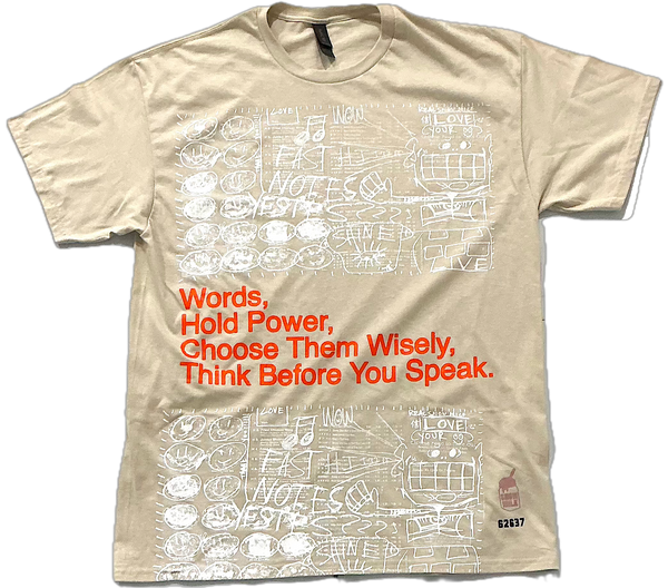 Words Hold Power Tee (Large)