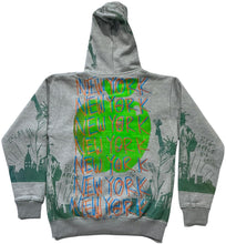Load image into Gallery viewer, Big Apple Big Love Zip-Up Hoodie (Size Small)

