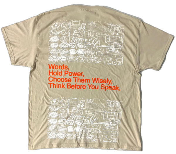 Words Hold Power Tee (Size XL)