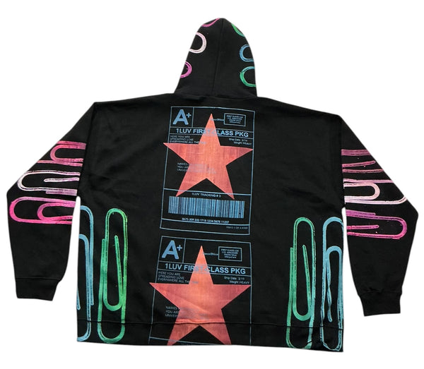 Positive Shipping Label Hoodie (Size 5 XL)