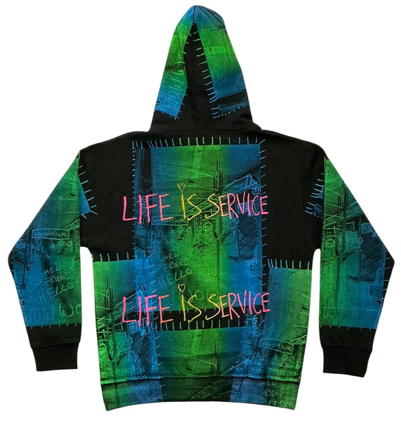 Life is Service Hoodie (Size Medium)