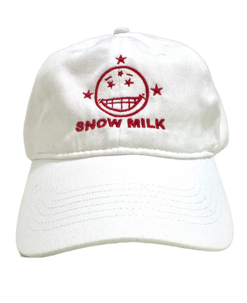 Snow Milk Six Panel Twill Cap
