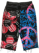 Load image into Gallery viewer, Lucha Paperclips Denim Shorts (Women's Size 10)
