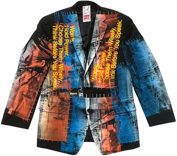 Words Hold Power Blazer (Size 40R)