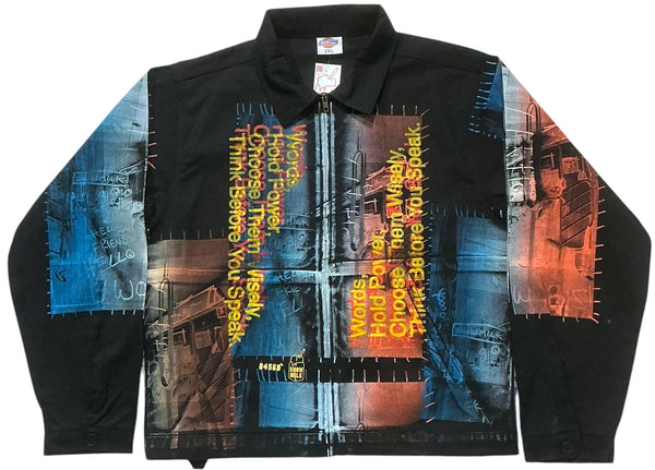 Words Hold Power Workwear Jacket (Size 2XL)