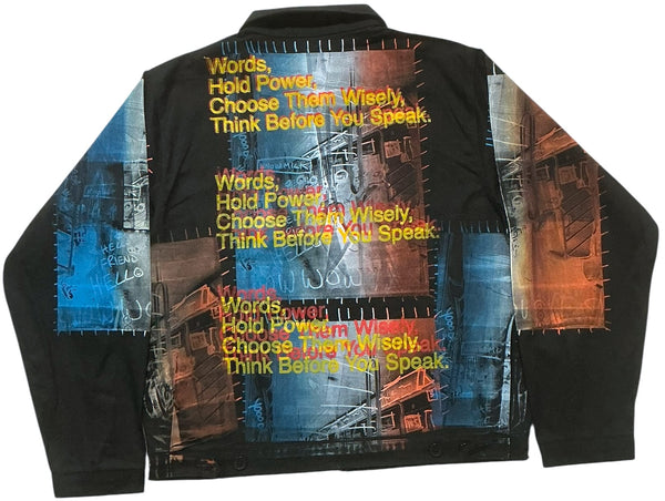Words Hold Power Workwear Jacket (Size 2XL)