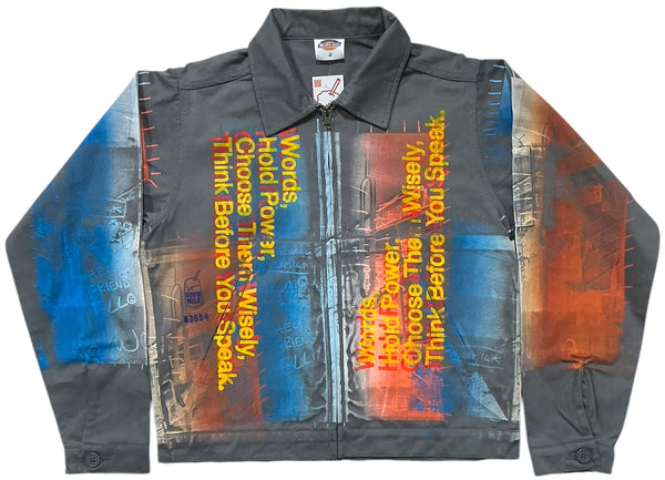 Words Hold Power Workwear Jacket (Size Small)