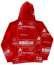 Load image into Gallery viewer, Positive Shipping Label Hoodie (Size Small)
