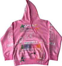 Load image into Gallery viewer, Positive Shipping Label Hoodie (Size Small)
