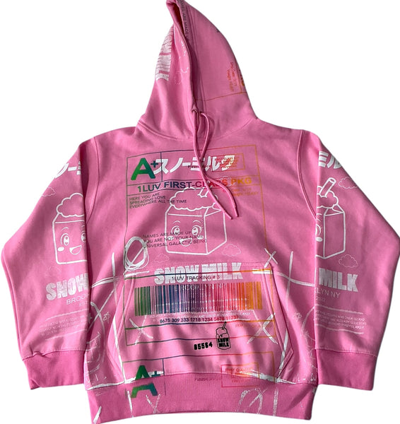 Positive Shipping Label Hoodie (Size Small)