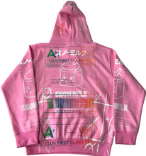 Load image into Gallery viewer, Positive Shipping Label Hoodie (Size Small)
