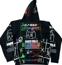 Load image into Gallery viewer, Positive Shipping Label Hoodie (Size Medium)
