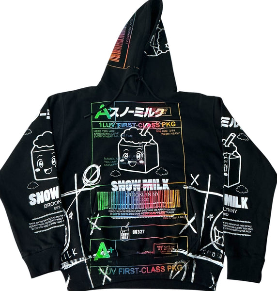 Positive Shipping Label Hoodie (Size Medium)