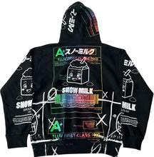Load image into Gallery viewer, Positive Shipping Label Hoodie (Size Medium)
