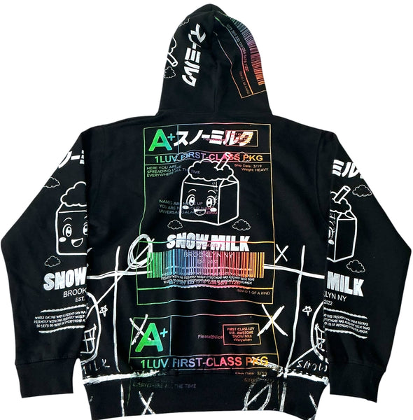 Positive Shipping Label Hoodie (Size Medium)
