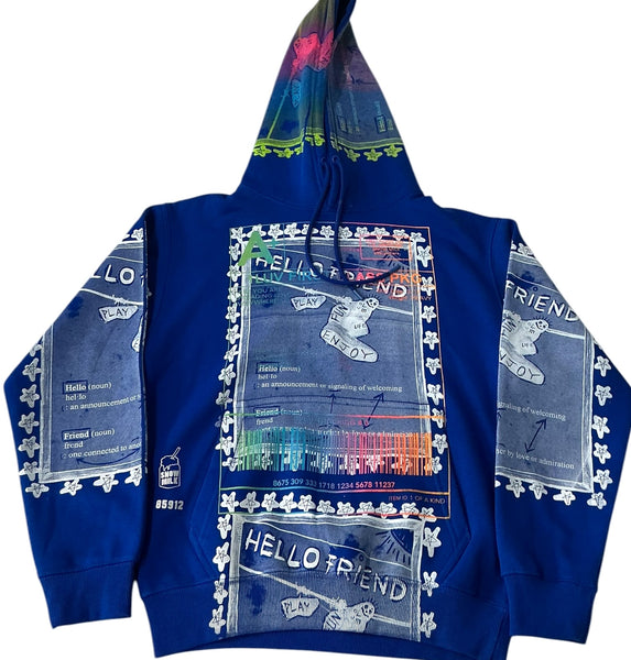Hello Friend Hoodie (Size Small)
