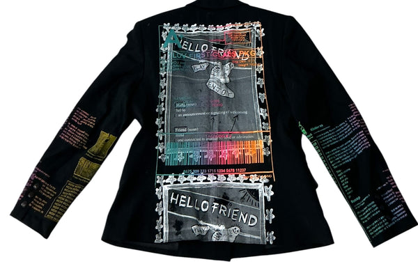 Hello Friend Blazer (Size Women's 10)