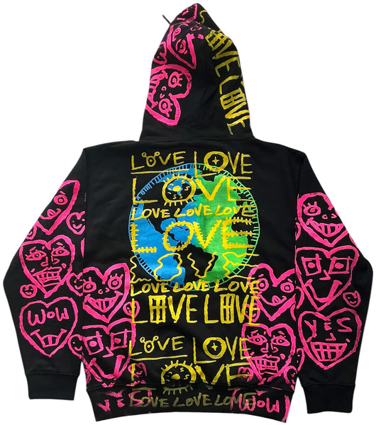 Love Love Love Hoodie (Size Medium)