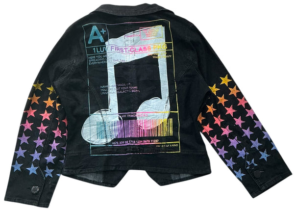 Positive Shipping Label Blazer (Size Womens 12)