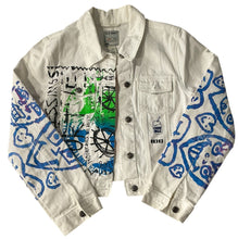 Load image into Gallery viewer, Earth Blessings Jean Jacket (Size Large)
