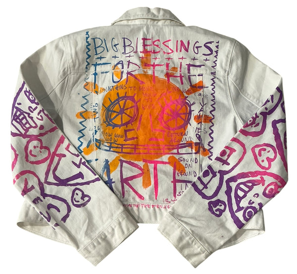 Earth Blessings Jean Jacket (Size Large)