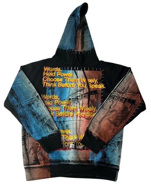 Words Hold Power Hoodie (Size Medium)