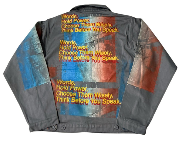 Words Hold Power Workwear Jacket (Size 2XL)