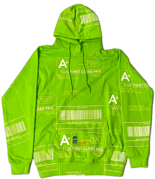 Positive Shipping Label Hoodie (Size Medium)