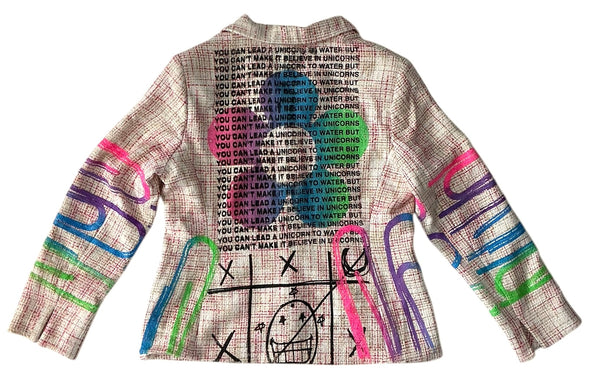 Unicorns To Water Blazer (Women's Size  14)