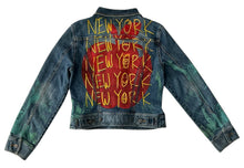 Load image into Gallery viewer, Big Apple Love Jean Jacket (Size Medium)
