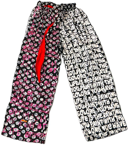 Life is The Painting You Paint Pants (Size Medium)