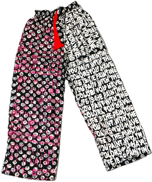 Life is The Painting You Paint Pants (Size Medium)