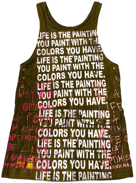 Life is The Painting You Paint Dress (Size Medium)