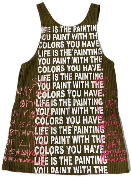 Life is The Painting You Paint Dress (Size Medium)